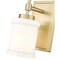 Z-Lite Cadoc 1 Light Wall Sconce, 4.5in. W x 8.75in. H, Modern Gold 622-1S-MGLD - alternate 2